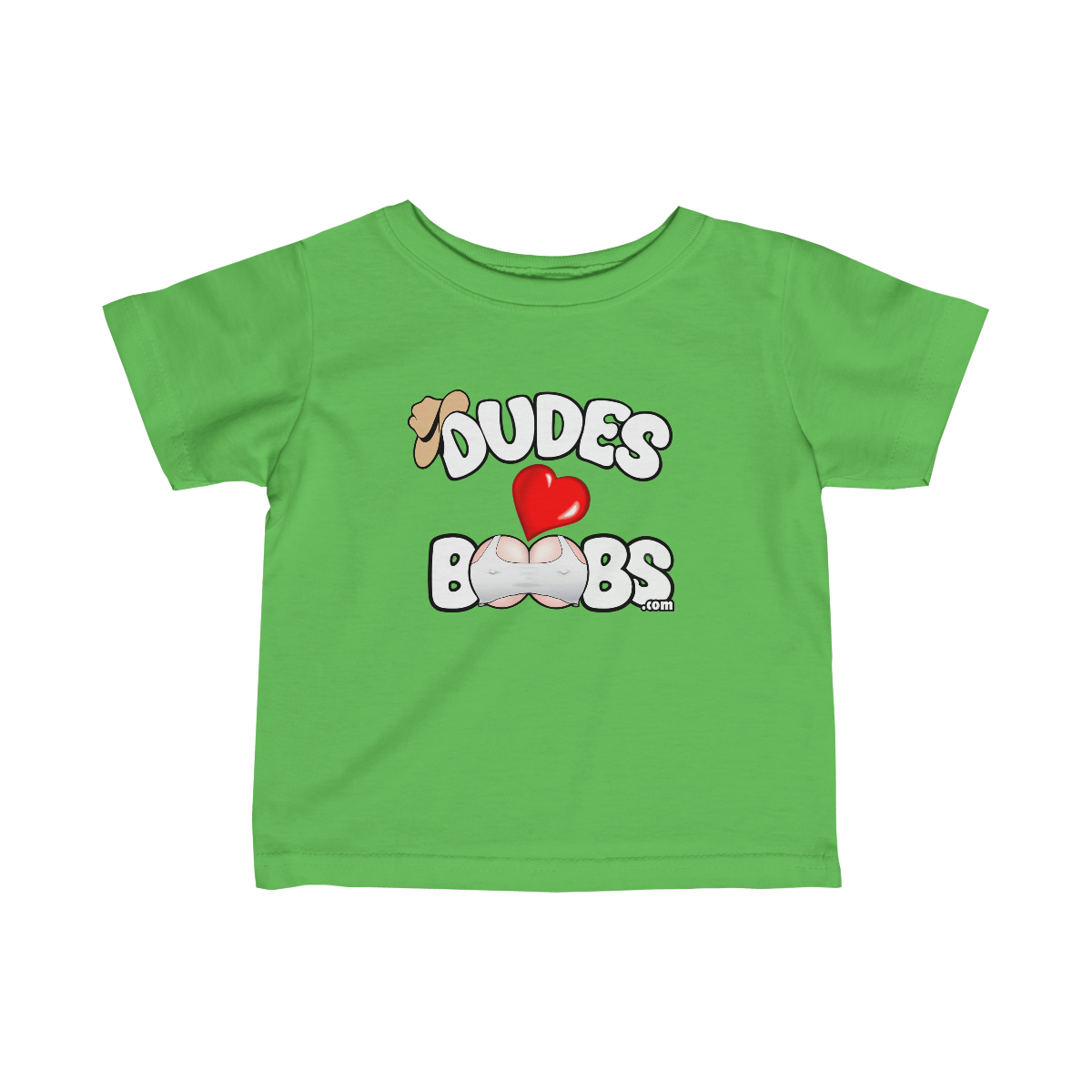 Infant Fine Jersey Tee DUDES LOVE BOOBS brand-logo