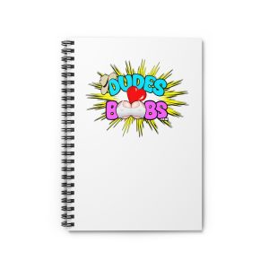 Spiral Notebook - Ruled Line DUDES LOVE BOOBS brand-logo