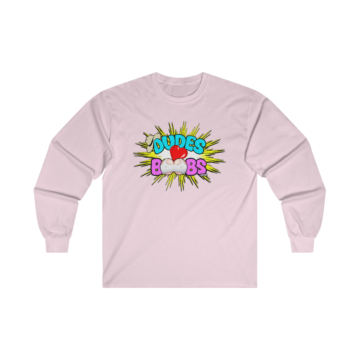 Unisex Ultra Cotton Long Sleeve Tee DUDES LOVE BOOBS brand-logo - Image 27