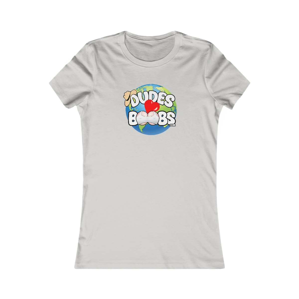Women's Favorite Tee, DUDES LOVE BOOBS brand-logo - Image 7