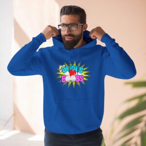 Three-Panel Fleece Hoodie DUDES LOVE BOOBS brand-logo