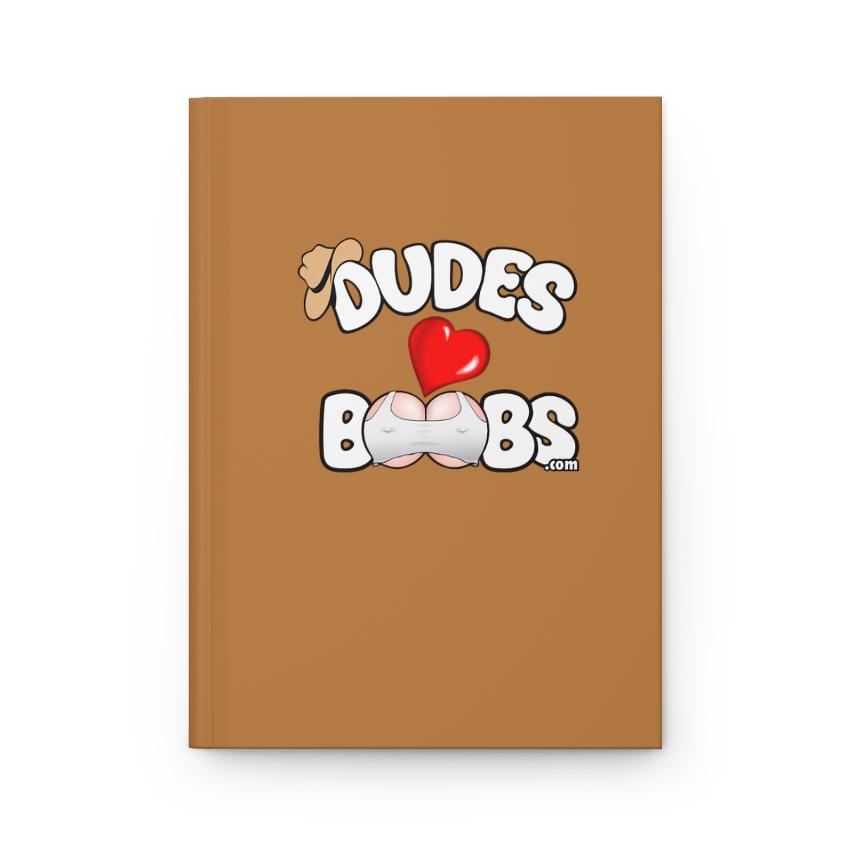 Hardcover Journal Matte, DUDES LOVE BOOBS brand, novelty gifts - Image 2