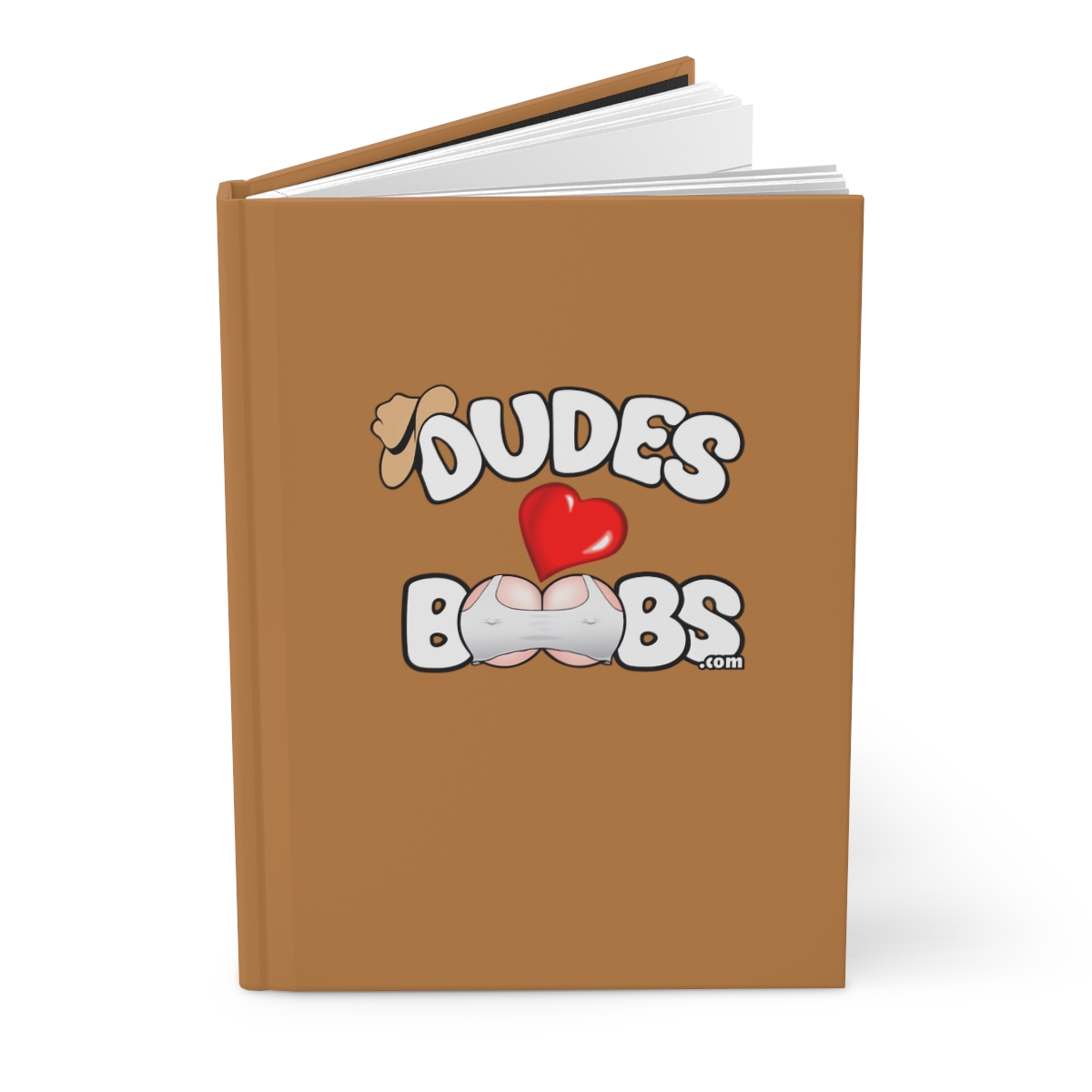 Hardcover Journal Matte, DUDES LOVE BOOBS brand, novelty gifts - Image 4