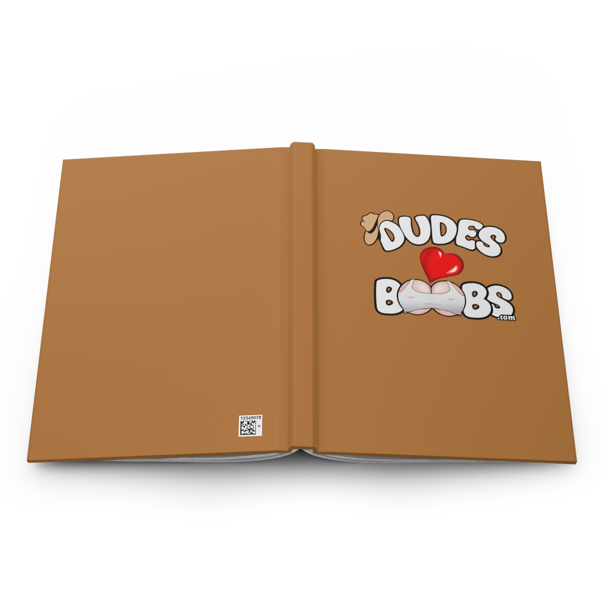 Hardcover Journal Matte, DUDES LOVE BOOBS brand, novelty gifts - Image 6