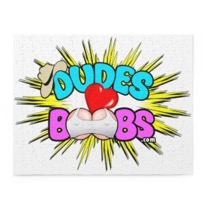 Puzzle (120, 252, 500-Piece), DUDES LOVE BOOBS brand-logo