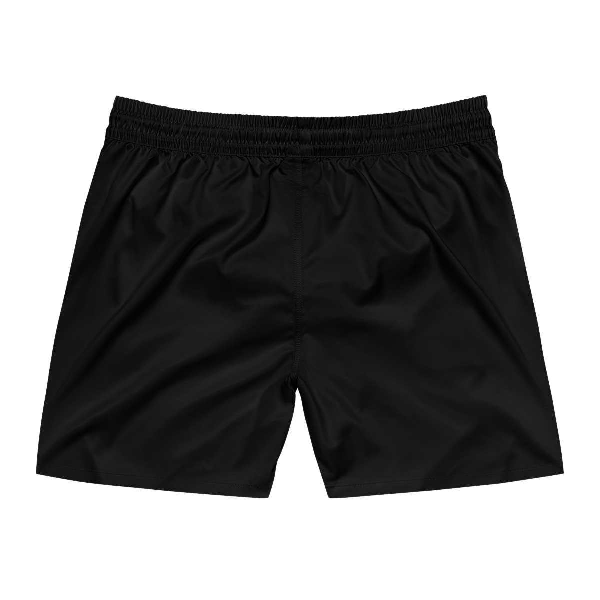 Men's Mid-Length Swim Shorts (AOP), black, DUDES LOVE BOOBS brand-logo - Image 3