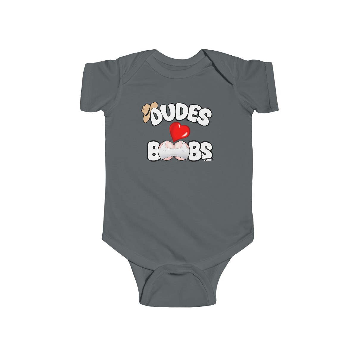Infant Fine Jersey Bodysuit DUDES LOVE BOOBS brand, boys - Image 5