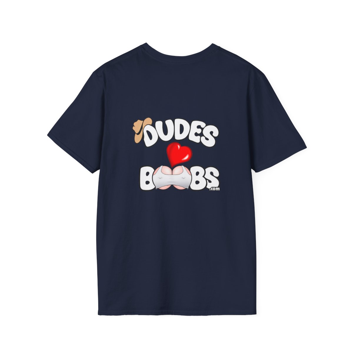 Unisex Softstyle T-Shirt DUDES LOVE BOOBS brand-logo - Image 3