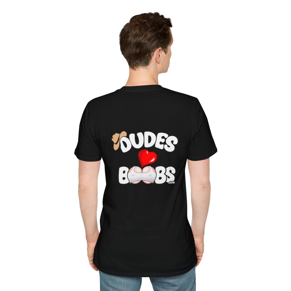 Unisex Softstyle T-Shirt DUDES LOVE BOOBS brand-logo - Image 32