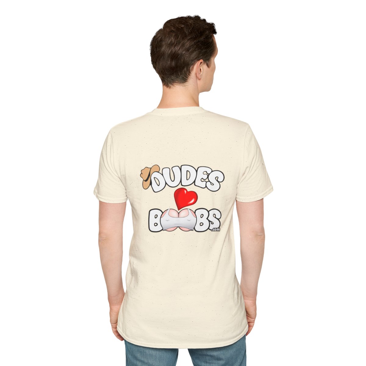 Unisex Softstyle T-Shirt DUDES LOVE BOOBS brand-logo - Image 56