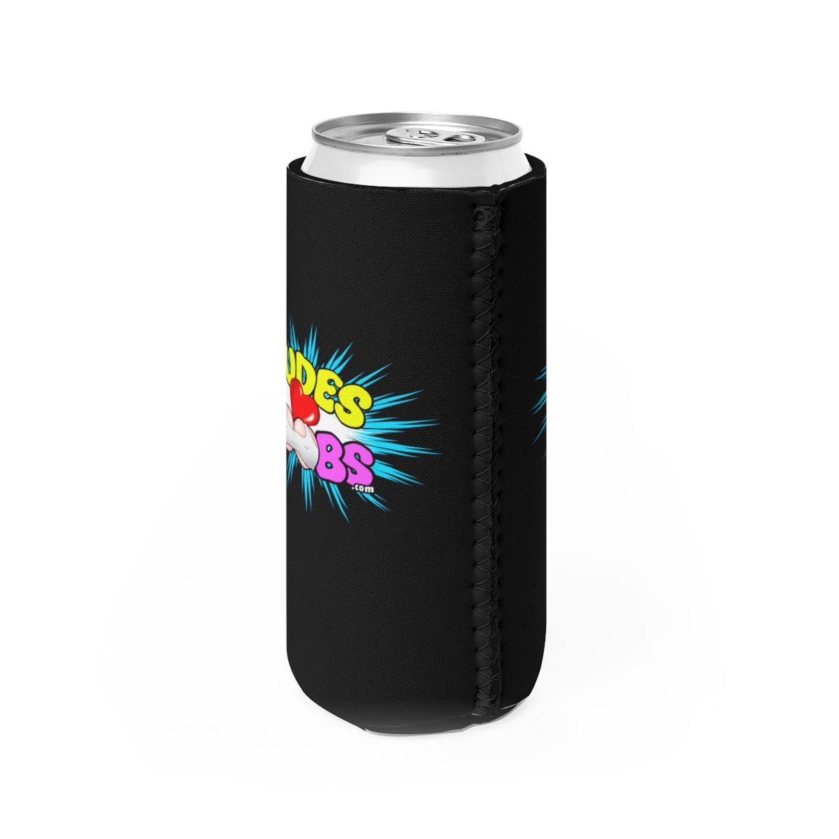 Slim Can Cooler DUDES LOVE BOOBS brand-logo - Image 7