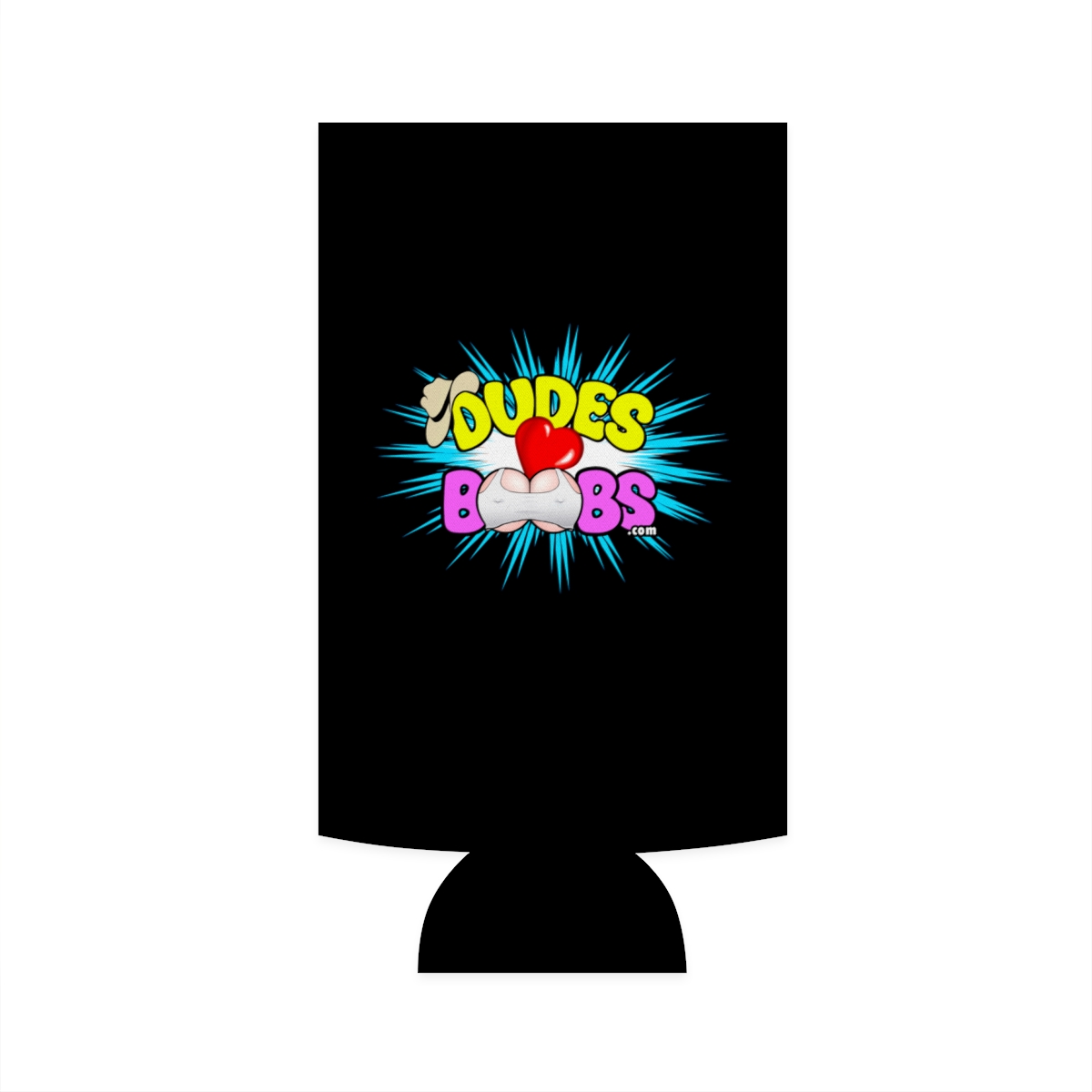Slim Can Cooler DUDES LOVE BOOBS brand-logo