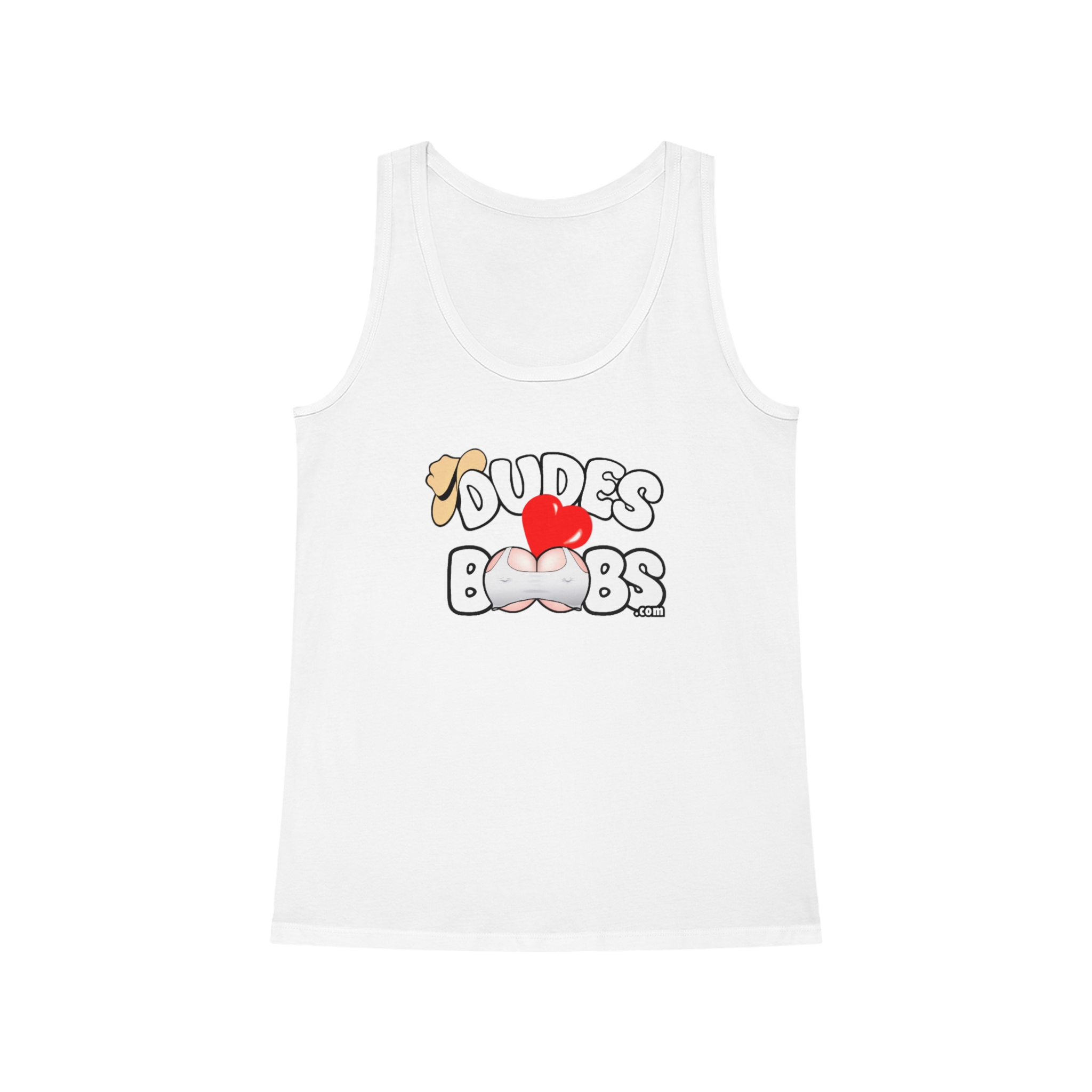 Women's organic Dreamer Tank Top, DUDES LOVE BOOBS brand