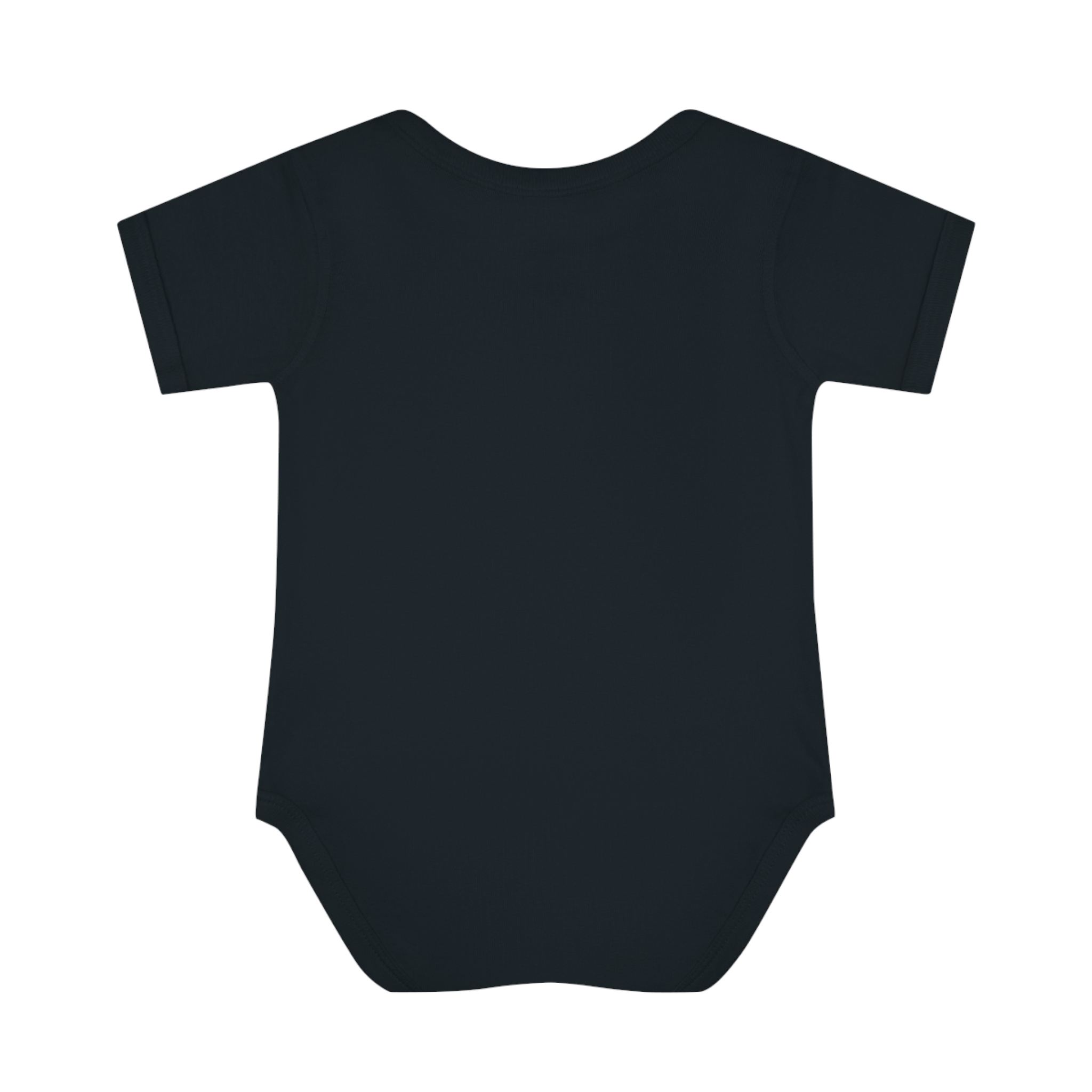 Infant Baby Rib Bodysuit, DUDES LOVE BOOBS brand, earth logo, - Image 2