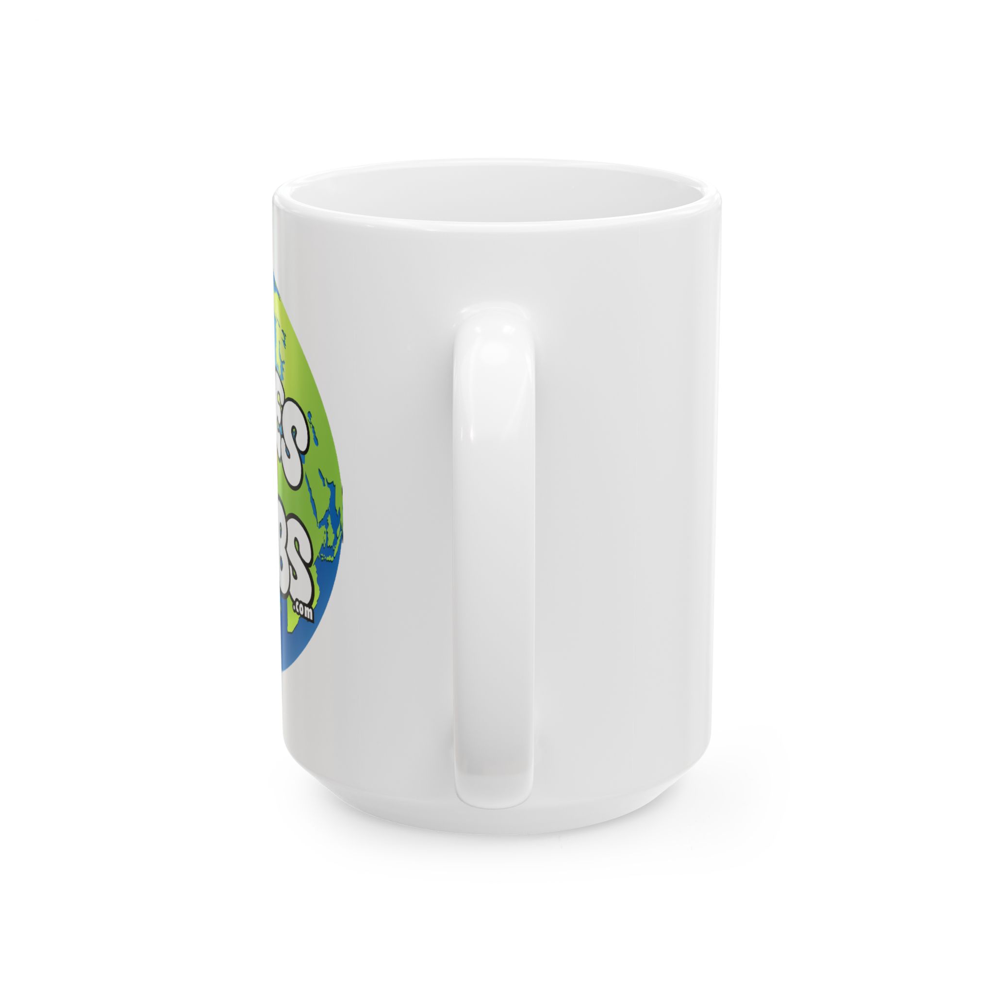Copy of Ceramic Mug, (11oz, 15oz), DUDES LOVE BOOBS brand, earth logo - Image 6